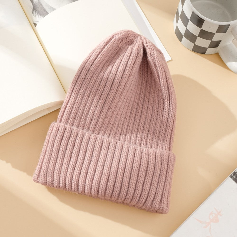 DMZ03 Winter Warm Hats for Adults Warm Knit Beanie Hat Polyacrylic Fiber Unisex Soft Hat