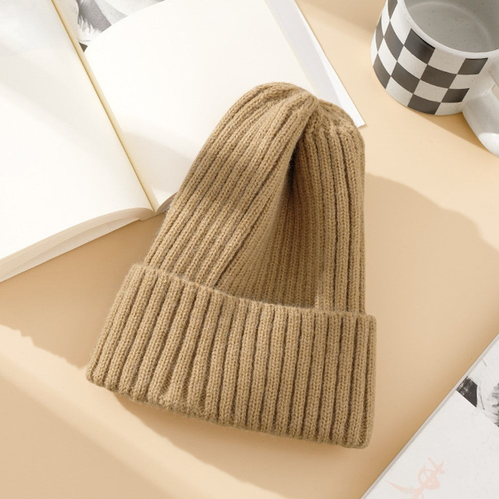 DMZ03 Winter Warm Hats for Adults Warm Knit Beanie Hat Polyacrylic Fiber Unisex Soft Hat