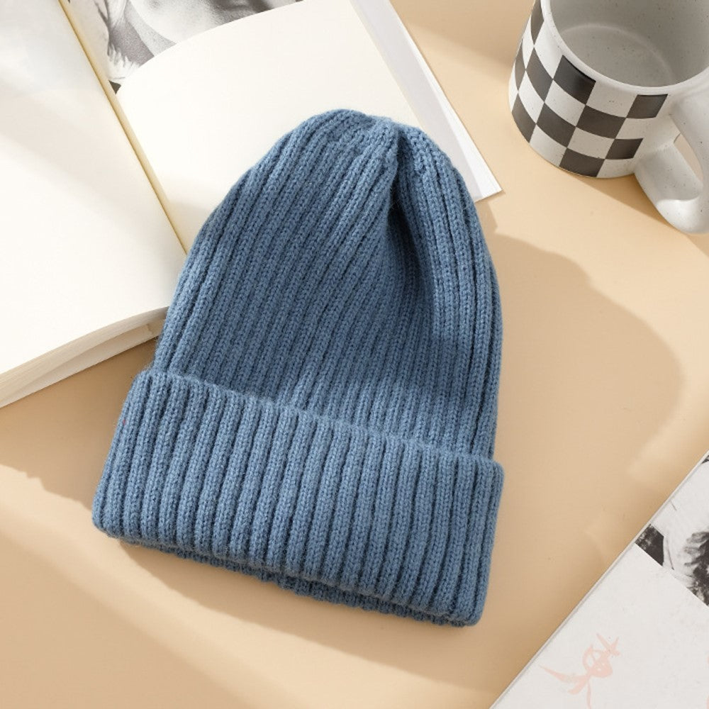 DMZ03 Winter Warm Hats for Adults Warm Knit Beanie Hat Polyacrylic Fiber Unisex Soft Hat