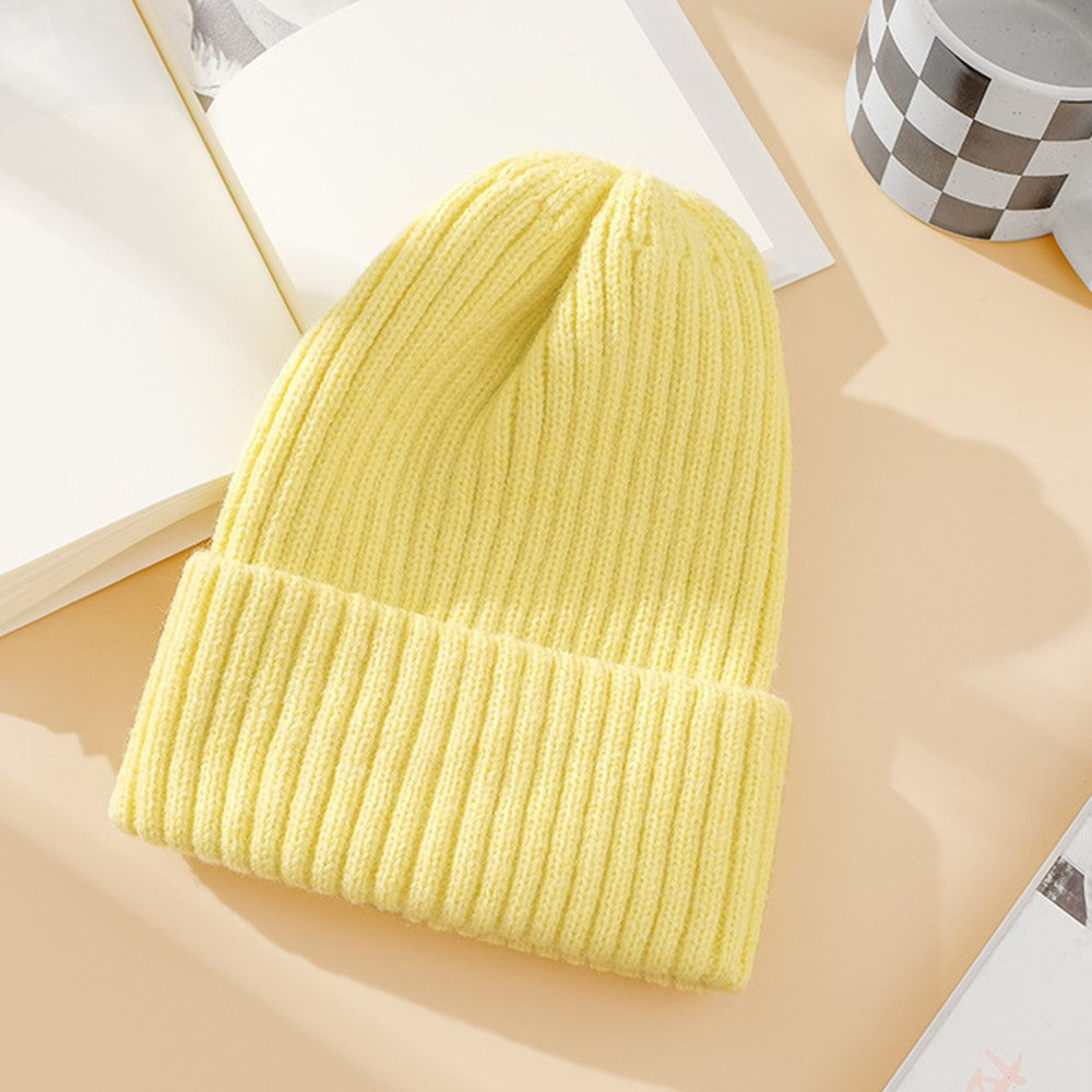 DMZ03 Winter Warm Hats for Adults Warm Knit Beanie Hat Polyacrylic Fiber Unisex Soft Hat