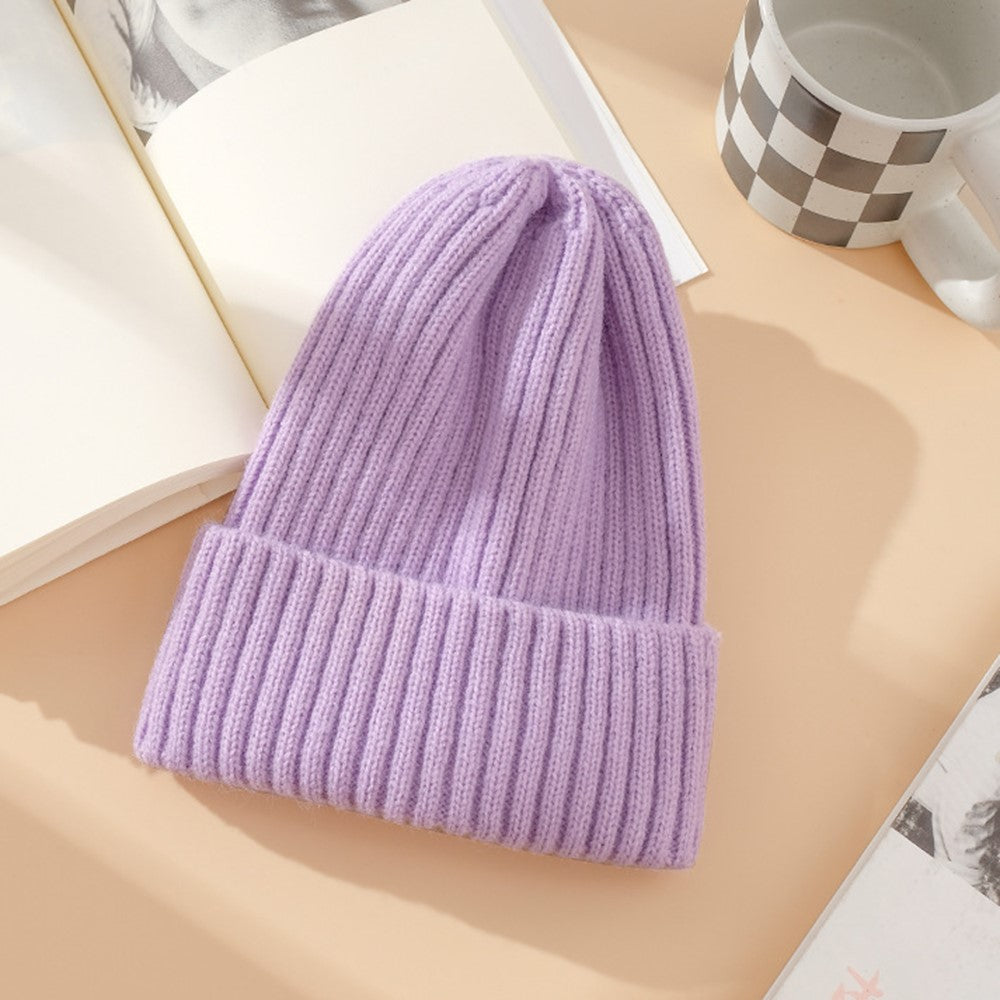 DMZ03 Winter Warm Hats for Adults Warm Knit Beanie Hat Polyacrylic Fiber Unisex Soft Hat