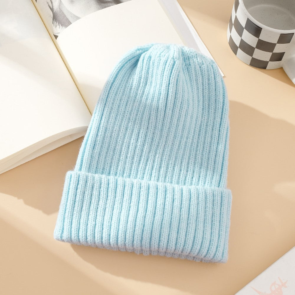 DMZ03 Winter Warm Hats for Adults Warm Knit Beanie Hat Polyacrylic Fiber Unisex Soft Hat