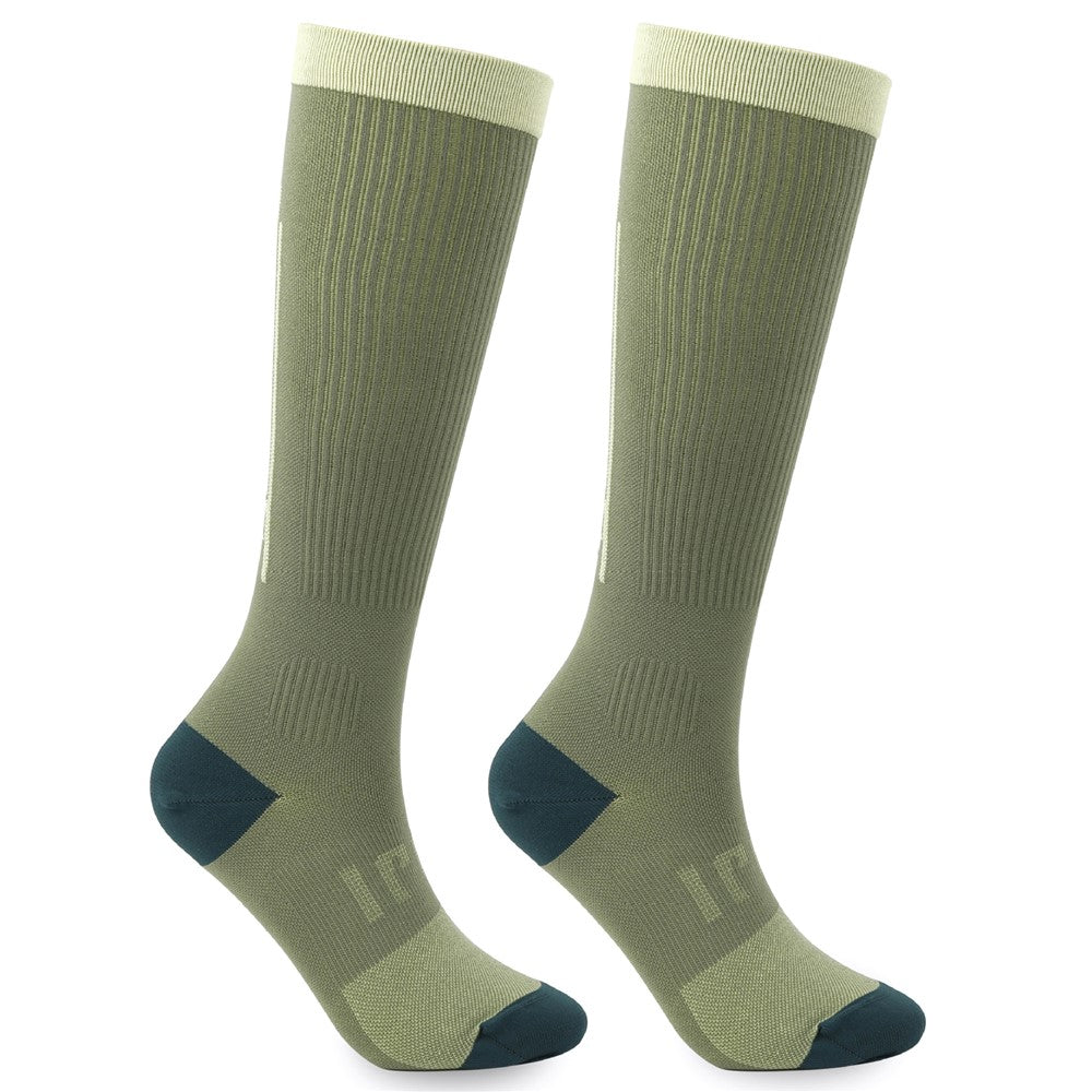 A6601 1 Pair Soccer Compression Socks Calf Knee High Tube Running Sweat-Absorbed Stockings