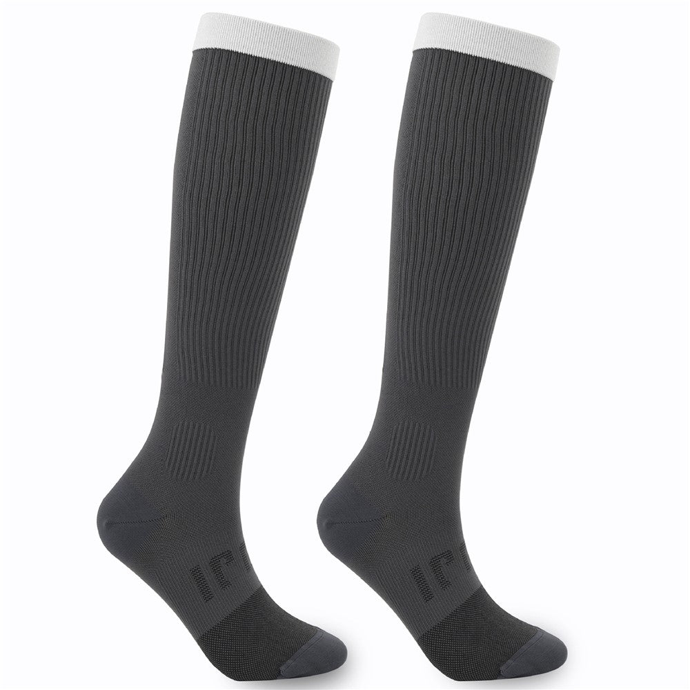 A6601 1 Pair Soccer Compression Socks Calf Knee High Tube Running Sweat-Absorbed Stockings