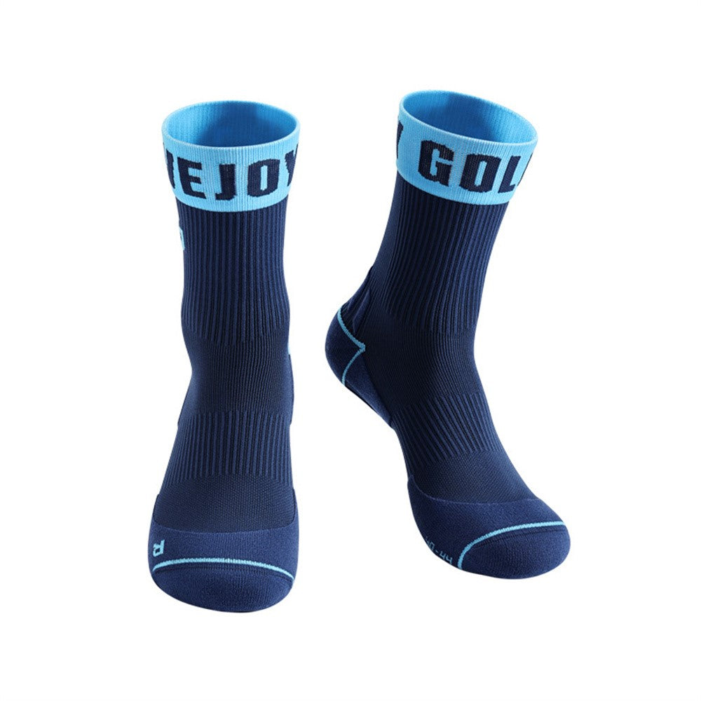 GOLOVEJOY DWZ15 1 Pair Outdoor Sports Socks Thickened Cotton Middle Tube Socks, Size: 40 - 44