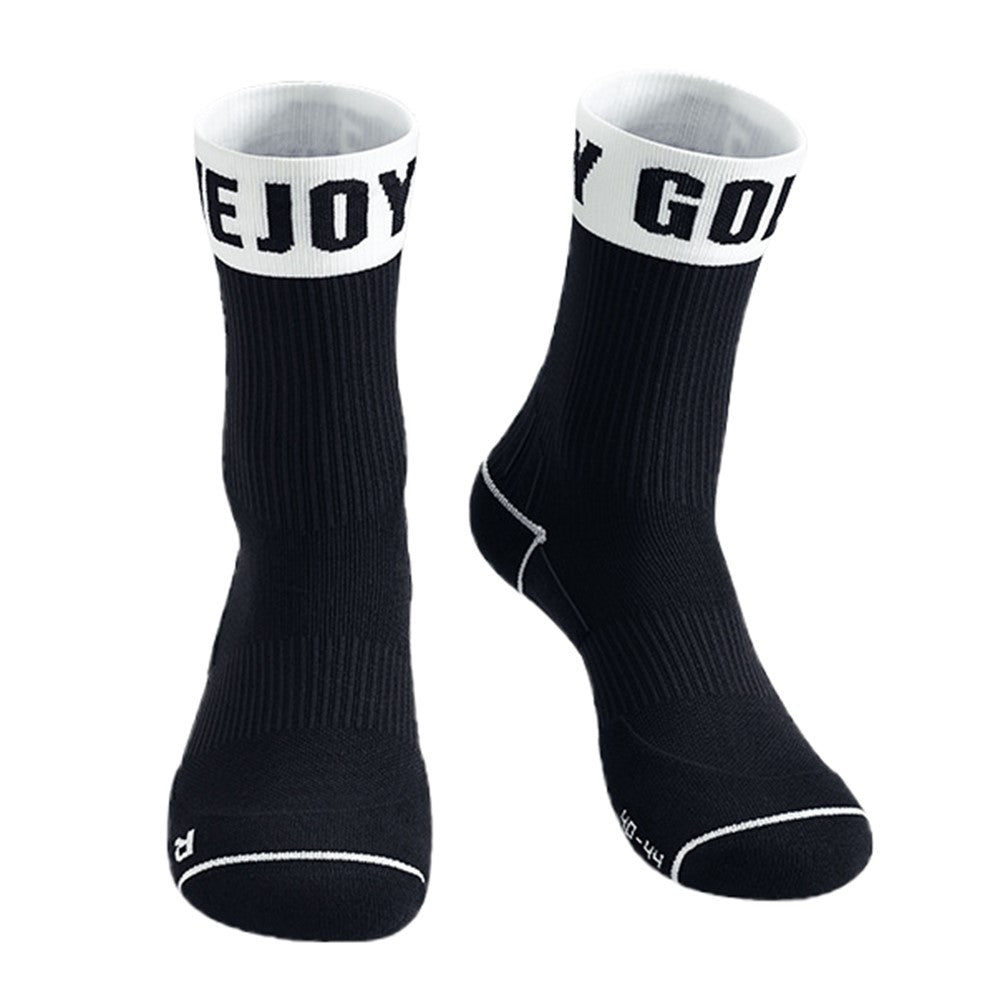 GOLOVEJOY DWZ15 1 Pair Outdoor Sports Socks Thickened Cotton Middle Tube Socks, Size: 40 - 44