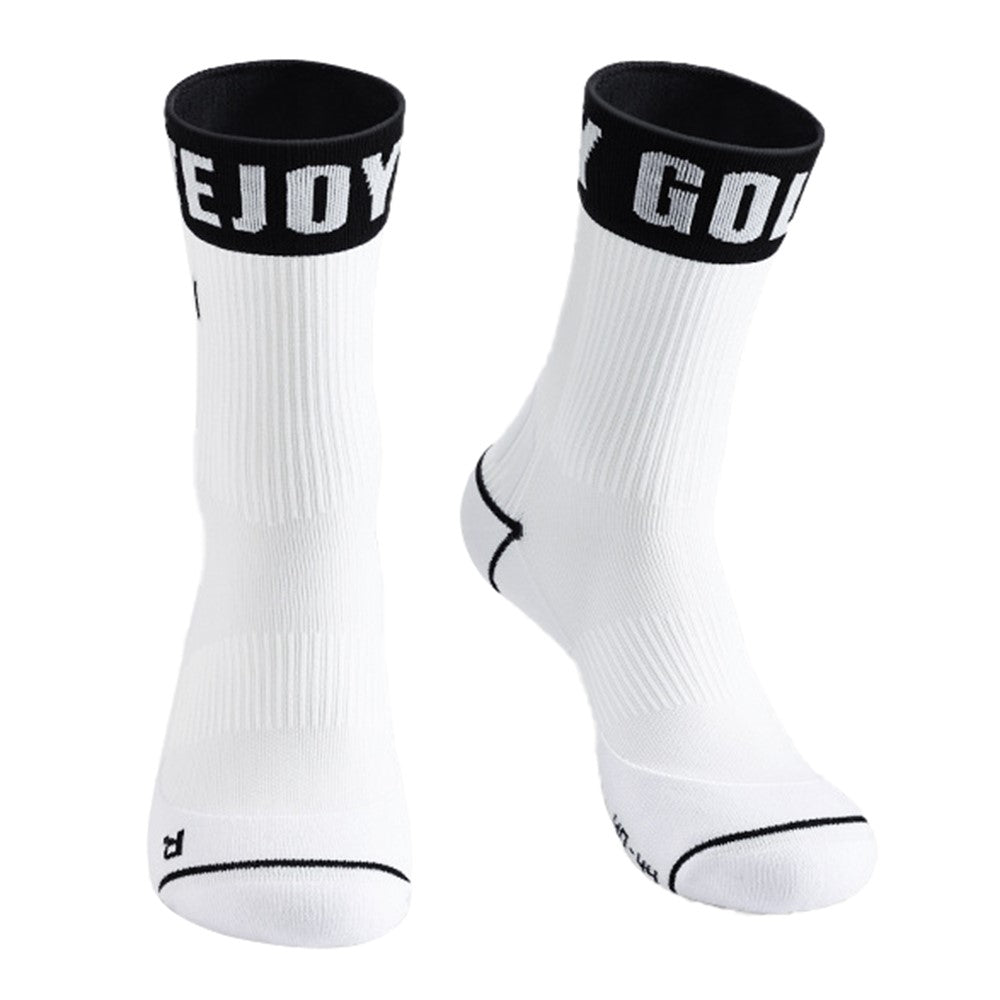GOLOVEJOY DWZ15 1 Pair Outdoor Sports Socks Thickened Cotton Middle Tube Socks, Size: 40 - 44