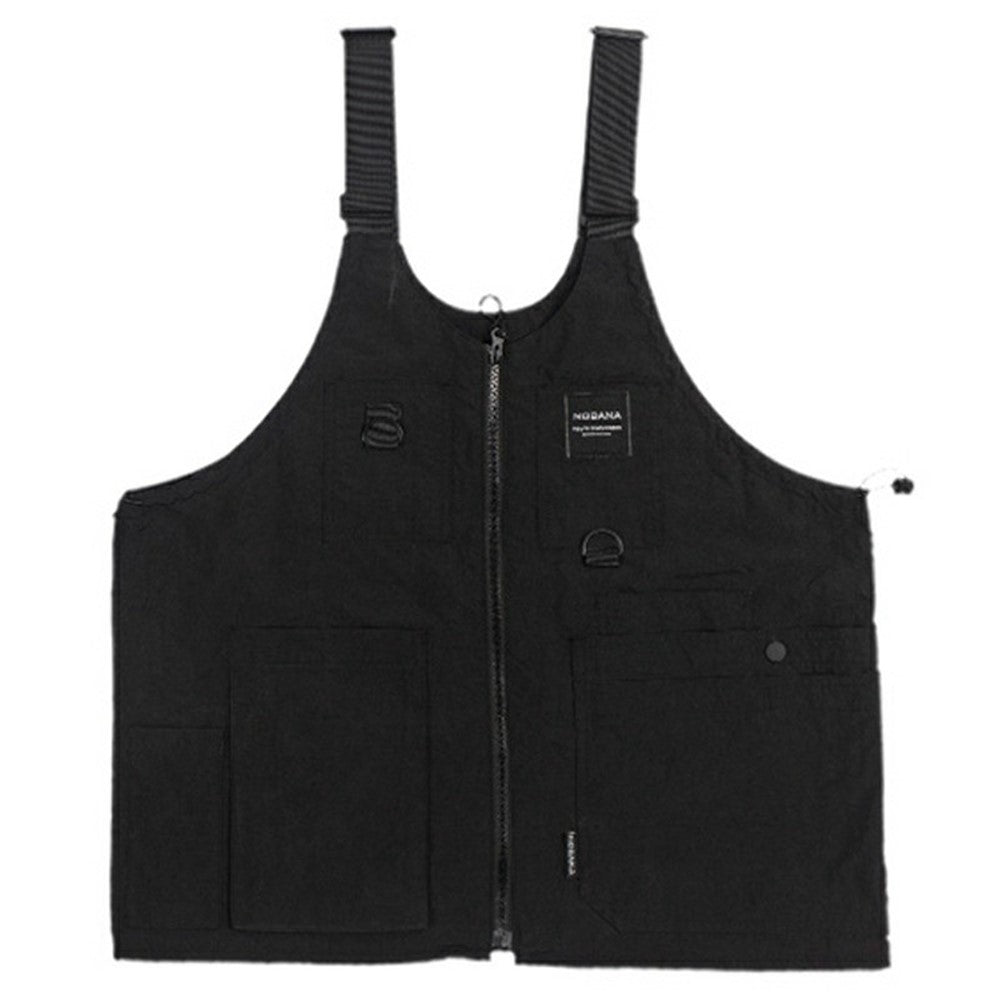 NOBANA Waterproof Polyester Camping Vest Hiking Waistcoat with Multiple Pockets, One Size