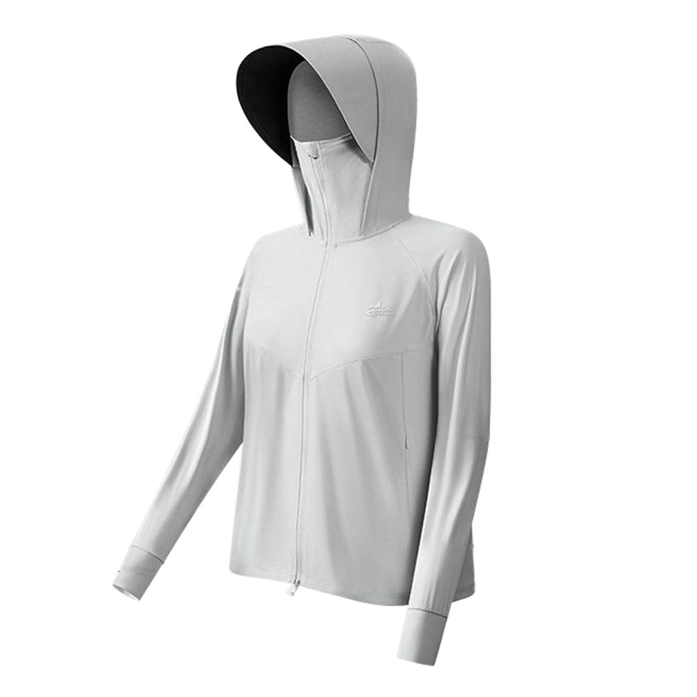 GOLOVEJOY FSY11 Lightweight Sun Protection Jacket Cooling Breathable Coat with Removable Hood Brim