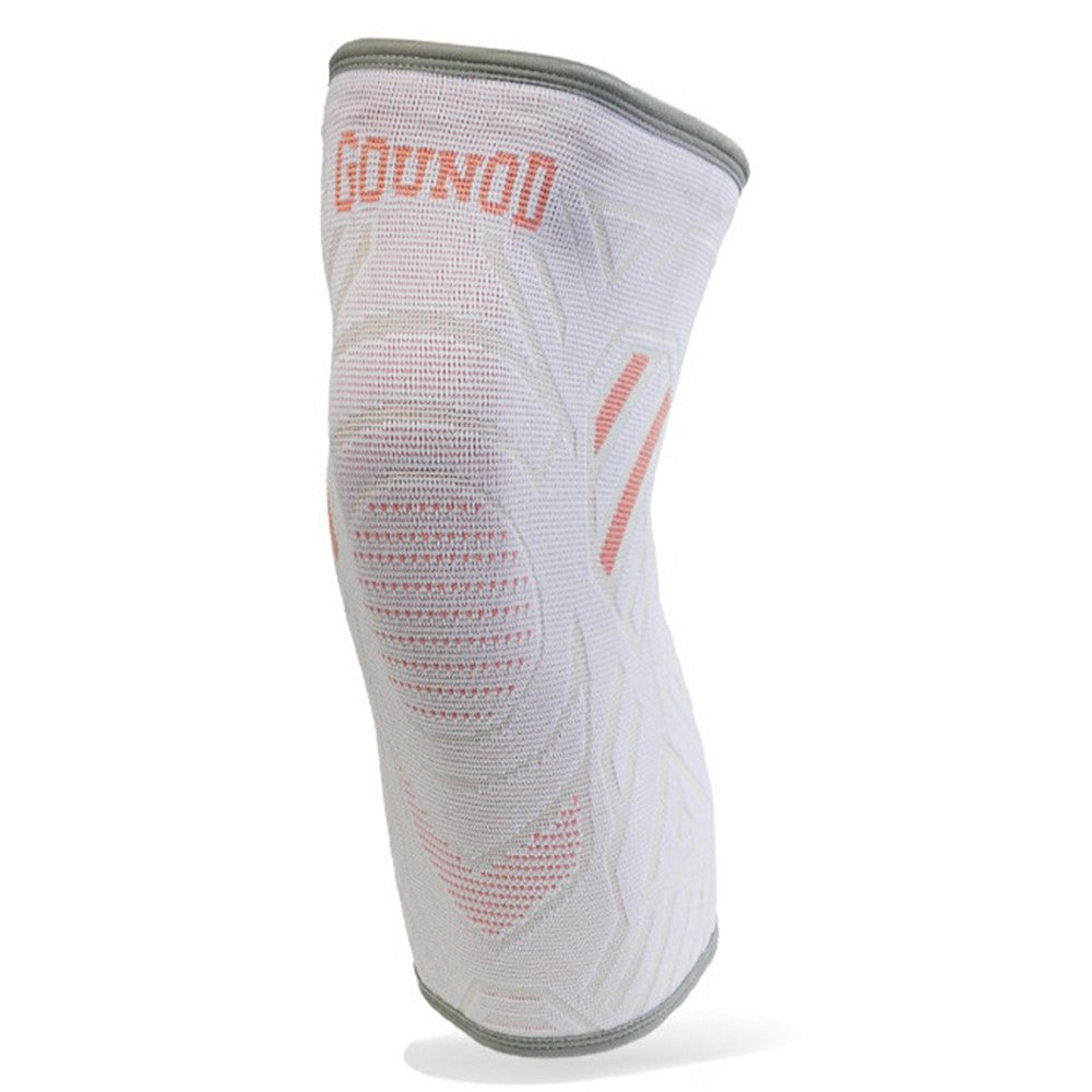 GOUNOD HJ078 1Pc Compression Knee Sleeve Knitted Non-Slip Sports Running Knee Support Brace