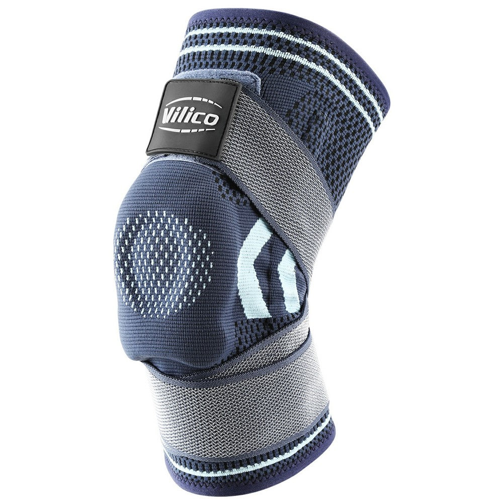 VILICO AB160 1Pc Sports Knee Brace Breathable Double Compression Straps Joint Support Knee Sleeve