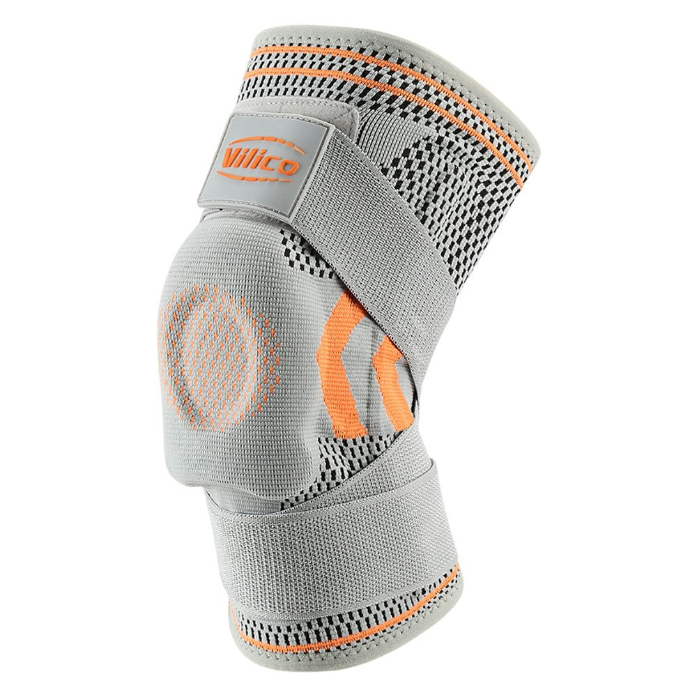 VILICO AB160 1Pc Sports Knee Brace Breathable Double Compression Straps Joint Support Knee Sleeve