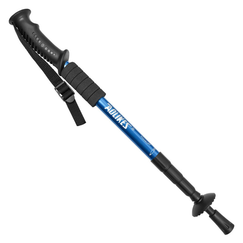 AOLIKES 3401 Lightweight Aluminum Alloy Trekking Pole 4 Sections Adjustable Hiking Stick