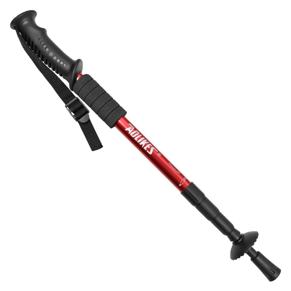 AOLIKES 3401 Lightweight Aluminum Alloy Trekking Pole 4 Sections Adjustable Hiking Stick