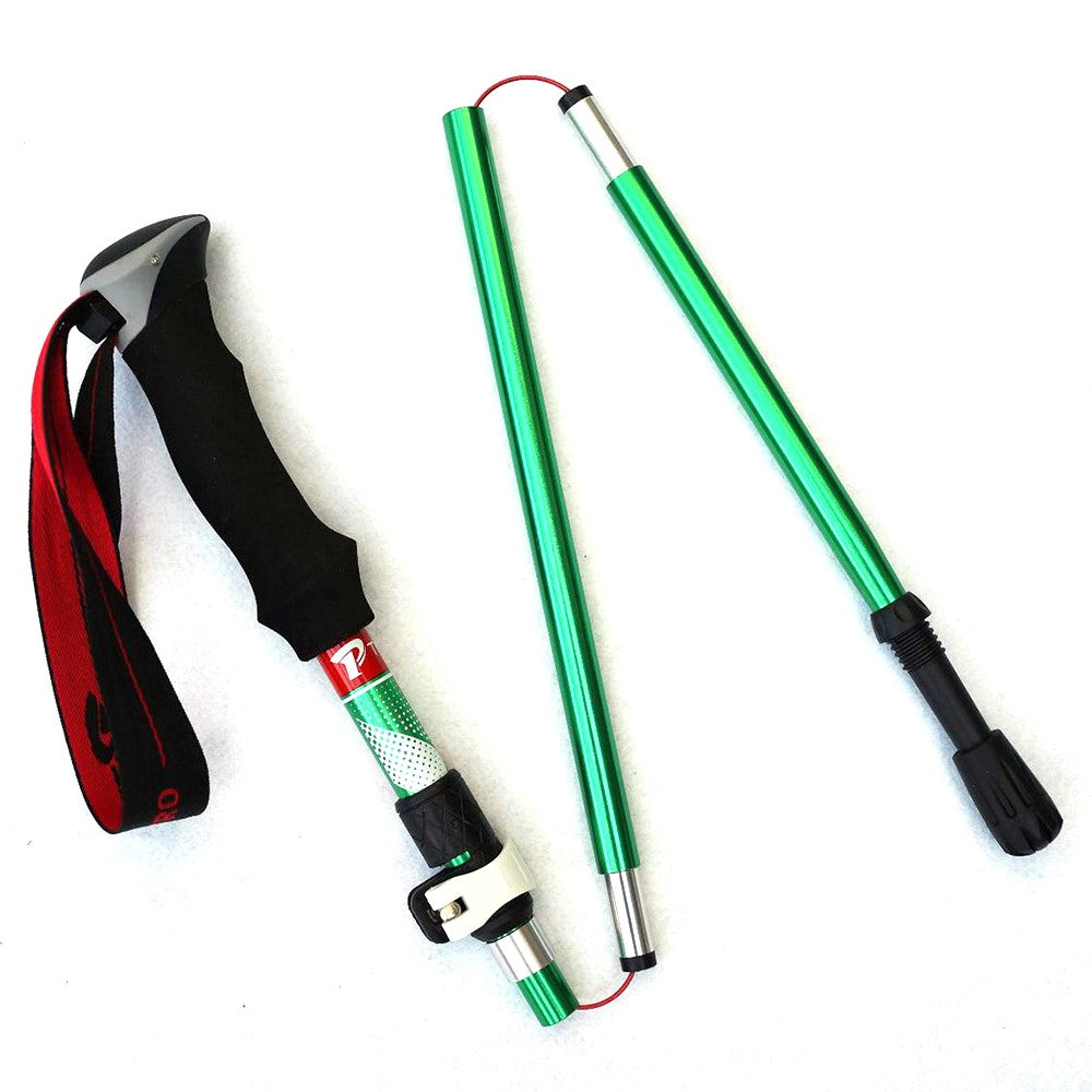 TREKPRO TP601 110-125cm 5-Section Trekking Pole Portable Lightweight Aluminum Alloy Folding Hiking Stick