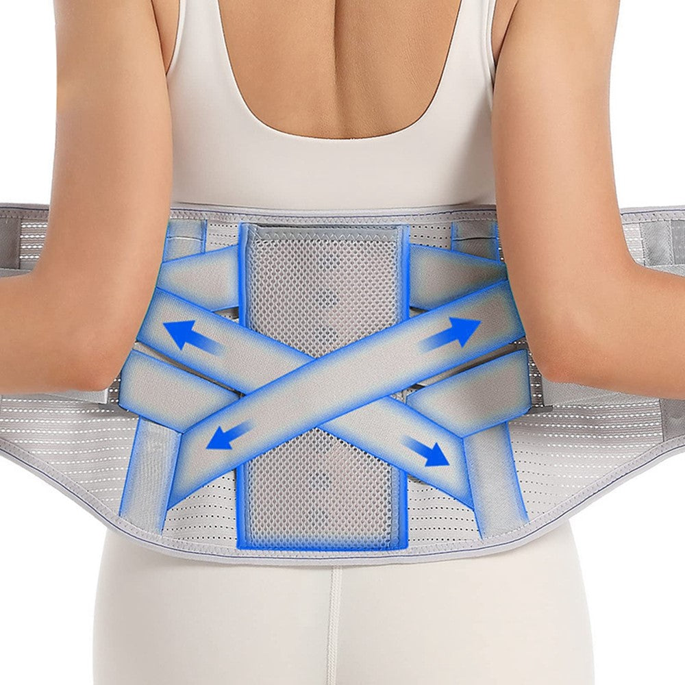 YF-YD031 Sports Waist Support Band Wide Steel Plate Lumbar Brace for Powerlifting Fitness Weightlifting