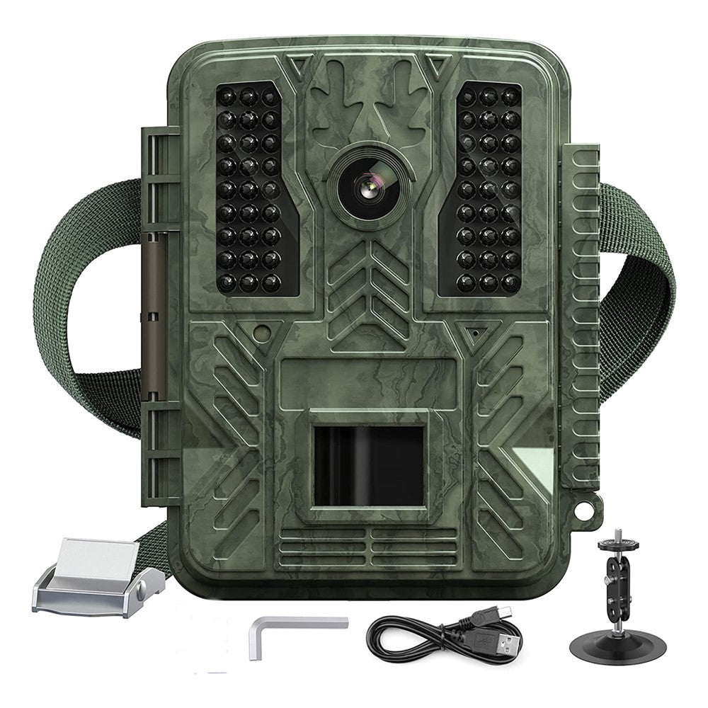 BST880 4K HD Hunting Camera Motion Detection Infrared Night Vision Wildlife Monitoring Cam No Battery