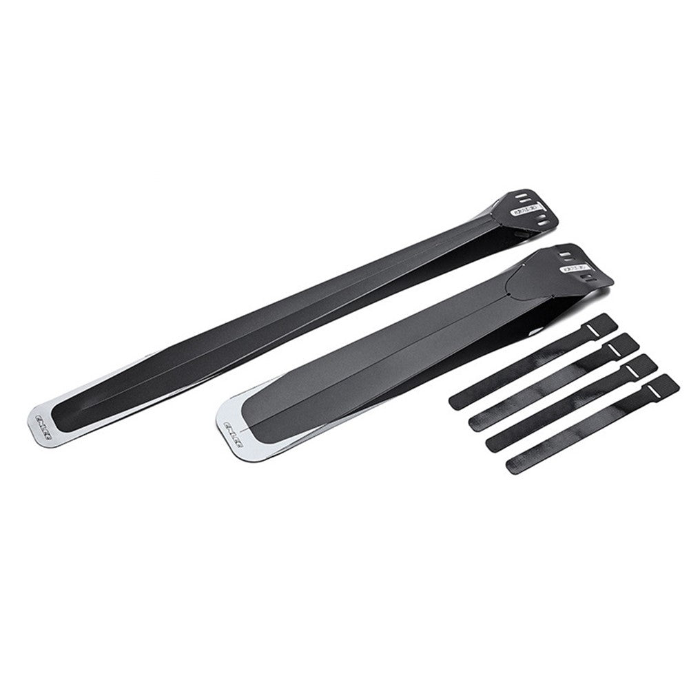 ENLEE E-641316 1 Set Fixed Gear Bicycle Extended Fender Quick-release Bike Front Rear Mudguards
