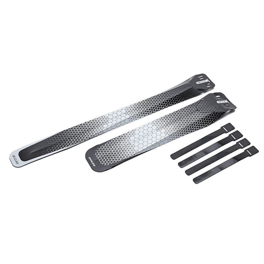 ENLEE E-641316 1 Set Fixed Gear Bicycle Extended Fender Quick-release Bike Front Rear Mudguards