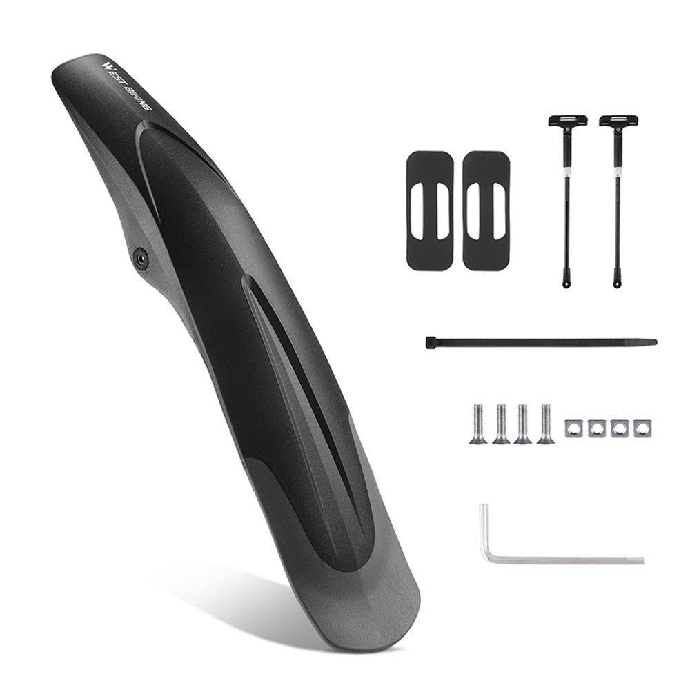 WEST BIKING YP0714025 Mountain Bike Rear Fender with Adjustable Support Rods, Bicycle Fender for 26", 27.5", 29" Bikes