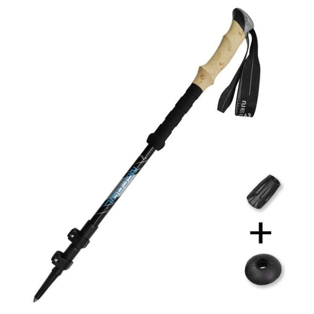 NECASIL G208S Aluminum Alloy Trekking Pole 62-135CM Folding Walking Stick Ultralight for Hiking, Camping