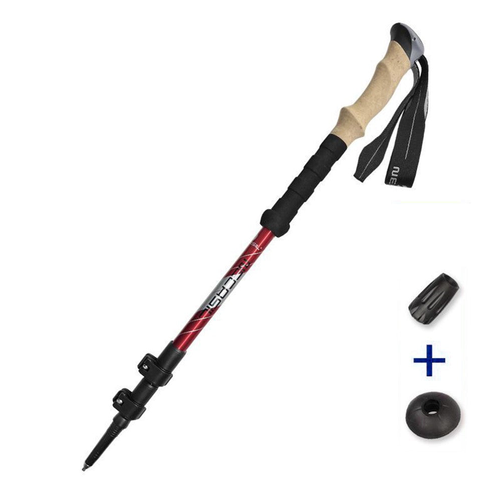 NECASIL G208S Aluminum Alloy Trekking Pole 62-135CM Folding Walking Stick Ultralight for Hiking, Camping