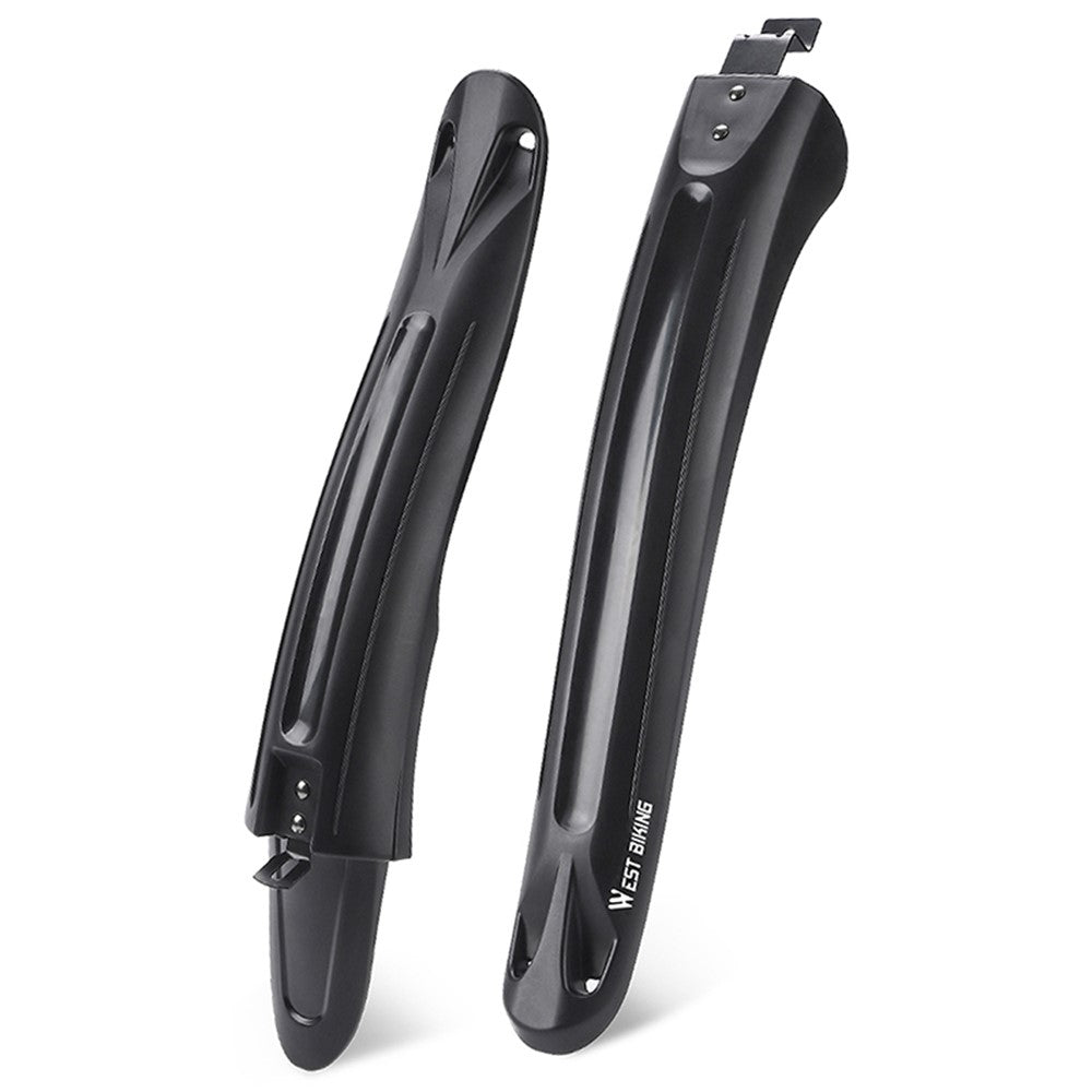 WEST BIKING YP0714028 1 Pair Arc Design Front and Rear Mountain Bike Widened Fenders