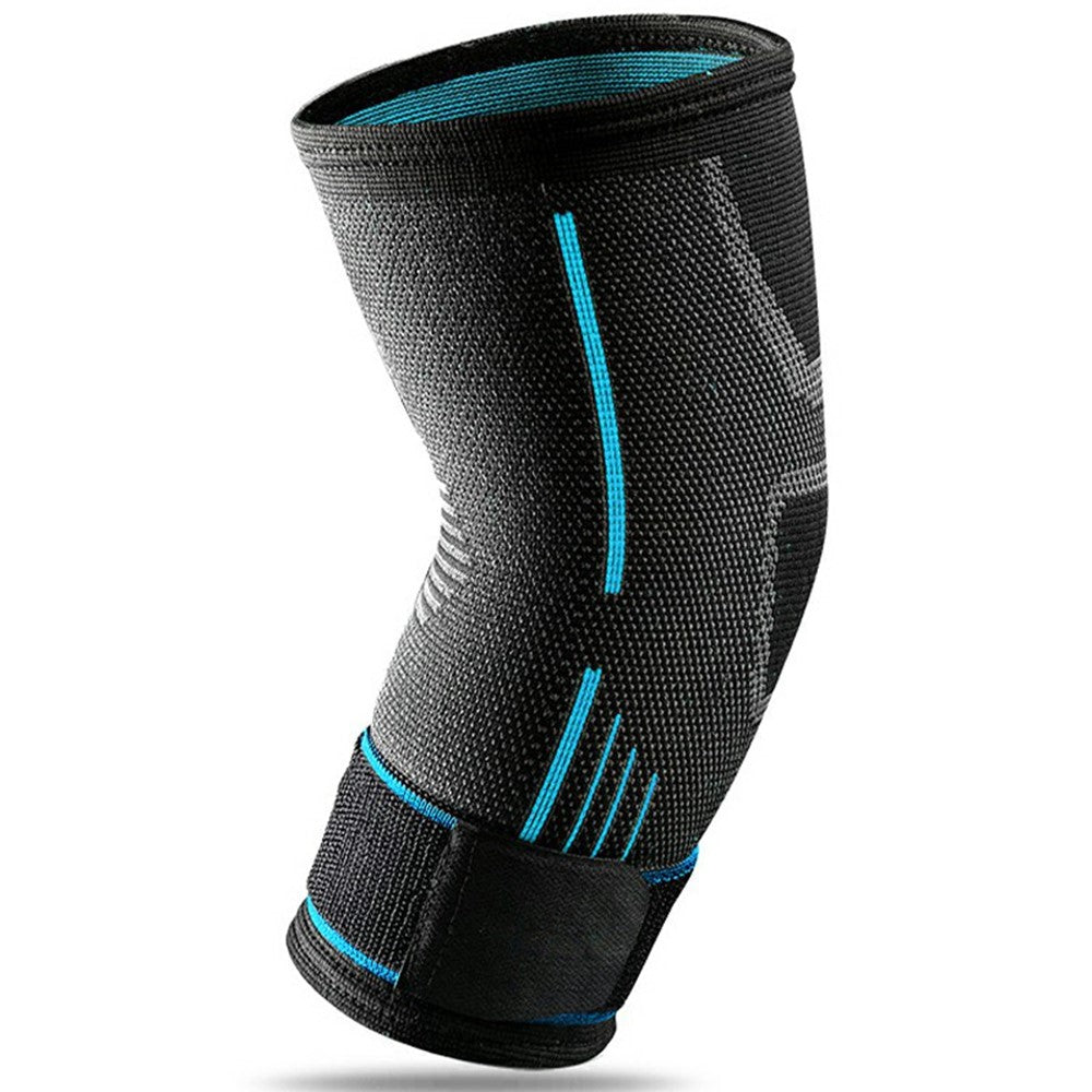 YF-JS021 1Pc Sports Elbow Brace Basketball Tennis Badminton Arm Support Fitness Breathable Compression Sleeve