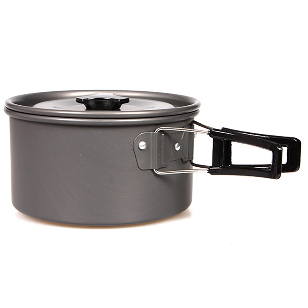 HALIN Cooking Pot Cookware Camping Picnic Outdoor Pan Pot Teapot Backpacking Gear BPA-free, No FDA Certified , Size: M