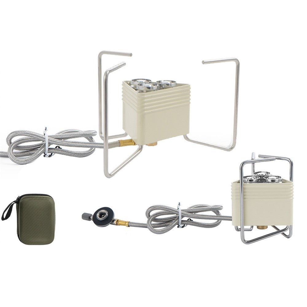 CLS 8000W Outdoor Portable Stove Camping 3-Burner Cooking Stove with EVA Bag