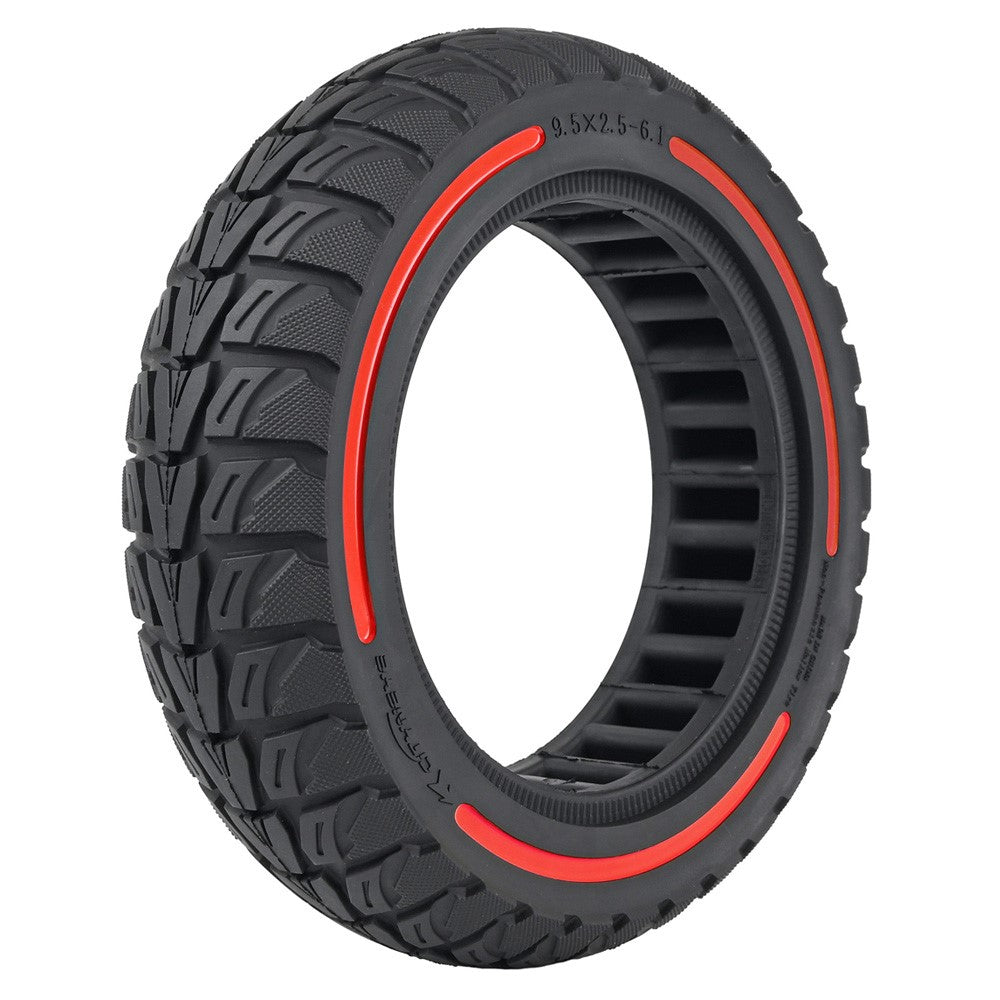 For Niu Electric Kick Scooter 9.5*2.5-6.1 Rubber Tire Honeycomb Shock Absorption Inflation Free Tyre