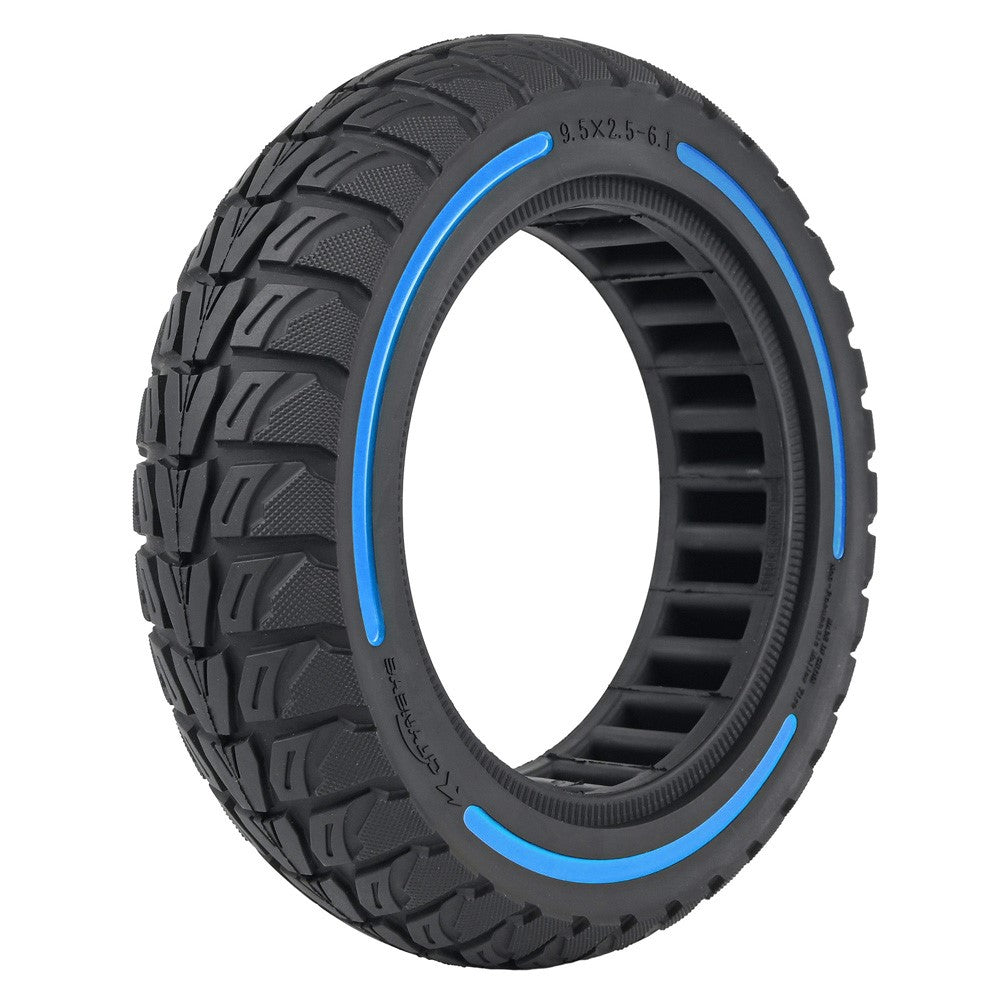 For Niu Electric Kick Scooter 9.5*2.5-6.1 Rubber Tire Honeycomb Shock Absorption Inflation Free Tyre