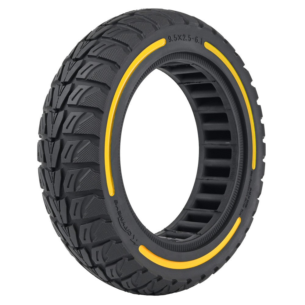 For Niu Electric Kick Scooter 9.5*2.5-6.1 Rubber Tire Honeycomb Shock Absorption Inflation Free Tyre