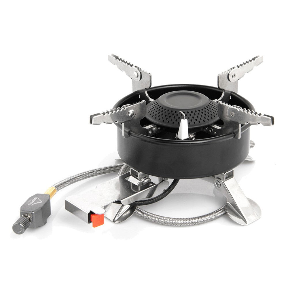 WIDESEA WSS-508 Stainless Steel 3200W Single Head Foldable Gas Stove for Outdoor Camping