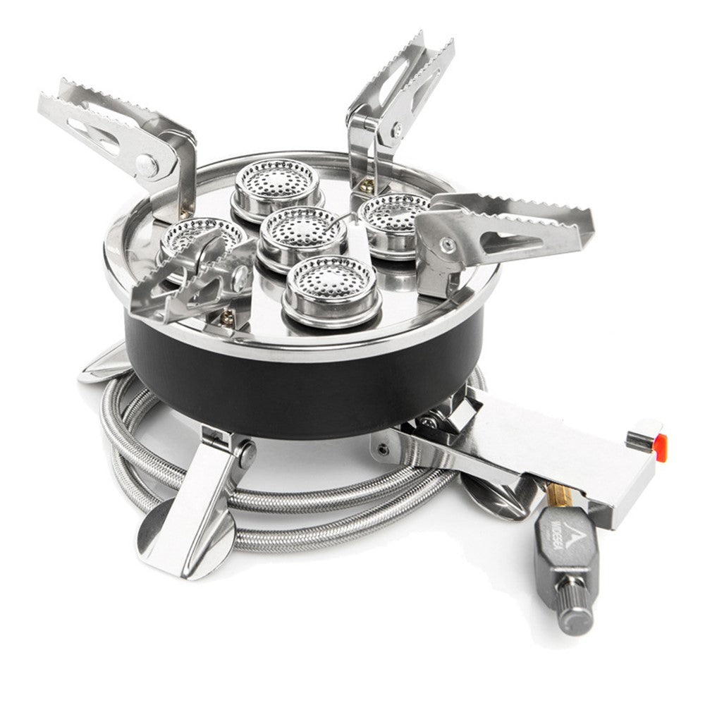 WIDESEA WSS-507 Outdoor Camping 8800W High Power Folding Five-Head Gas Stove