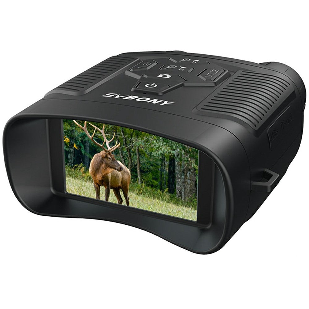 SVBONY SA206 4K Night Vision Binocular Goggles with 3 inch Large Screen, 8X Digital Zoom, 32G TF Card