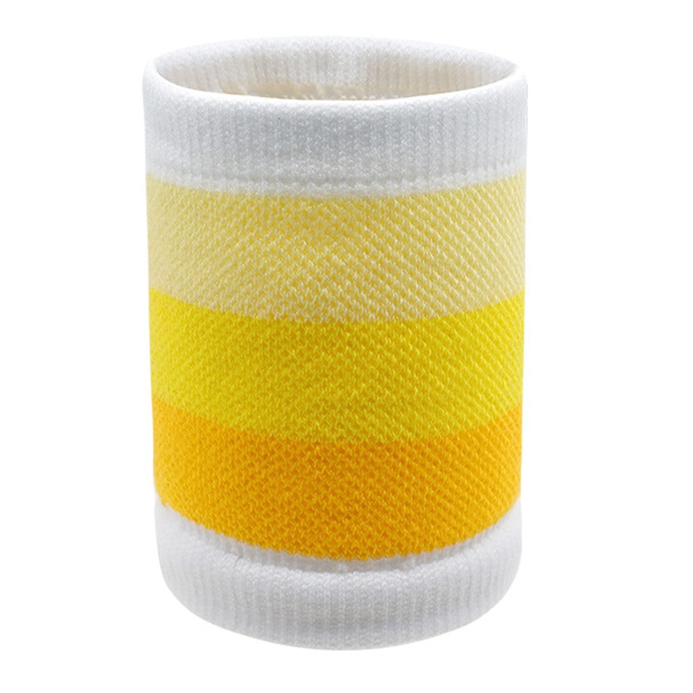 7.5x9.5cm Sweat Absorbing Wristband Basketball Cycling Running Unisex Thin Sports Wrist Band