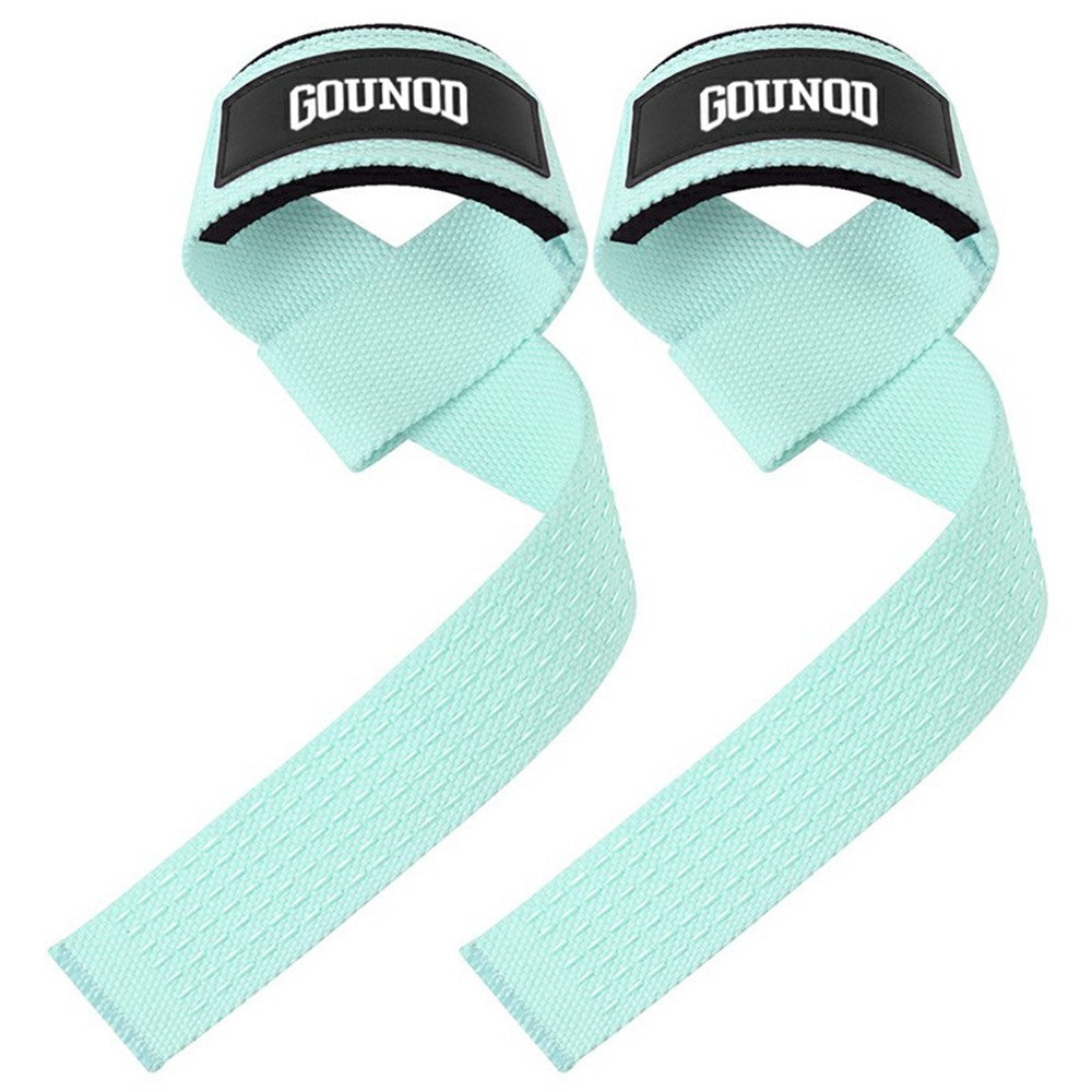 GOUNOD J46 1 Pair Deadlift Hand Straps Weightlifting Powerlifting Pull-Ups Wrist Support Non-Slip Grip Bands