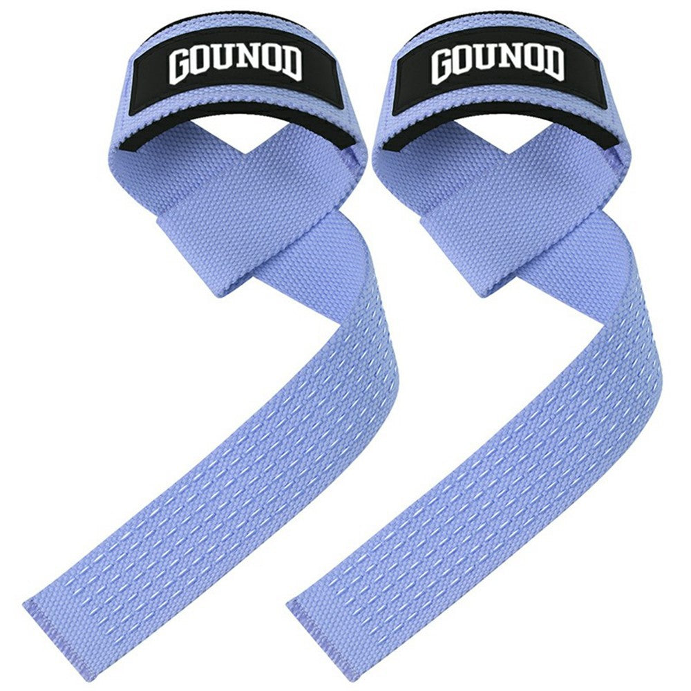 GOUNOD J46 1 Pair Deadlift Hand Straps Weightlifting Powerlifting Pull-Ups Wrist Support Non-Slip Grip Bands