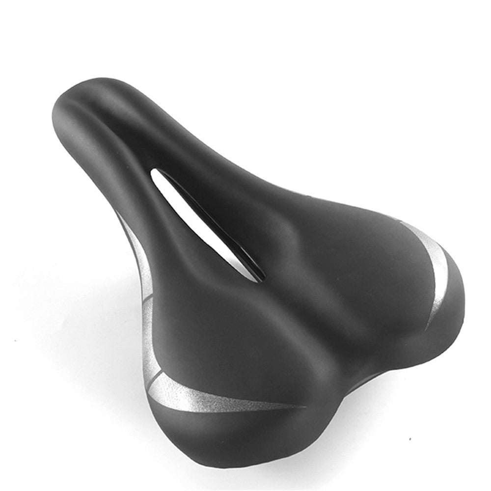 Waterproof PU Leather Bike Saddle Hollow Bicycle Cushion Shockproof Bike Seat Cover