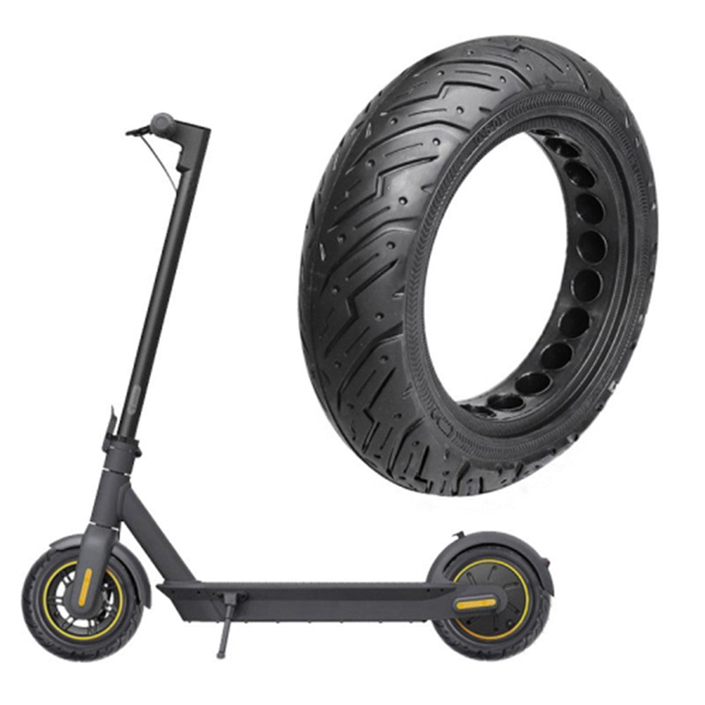 For Ninebot G30 Max Electric Scooter 10x2.5 Inch Solid Tire Rubber Anti-explosion E-Bike Replacement Wheel