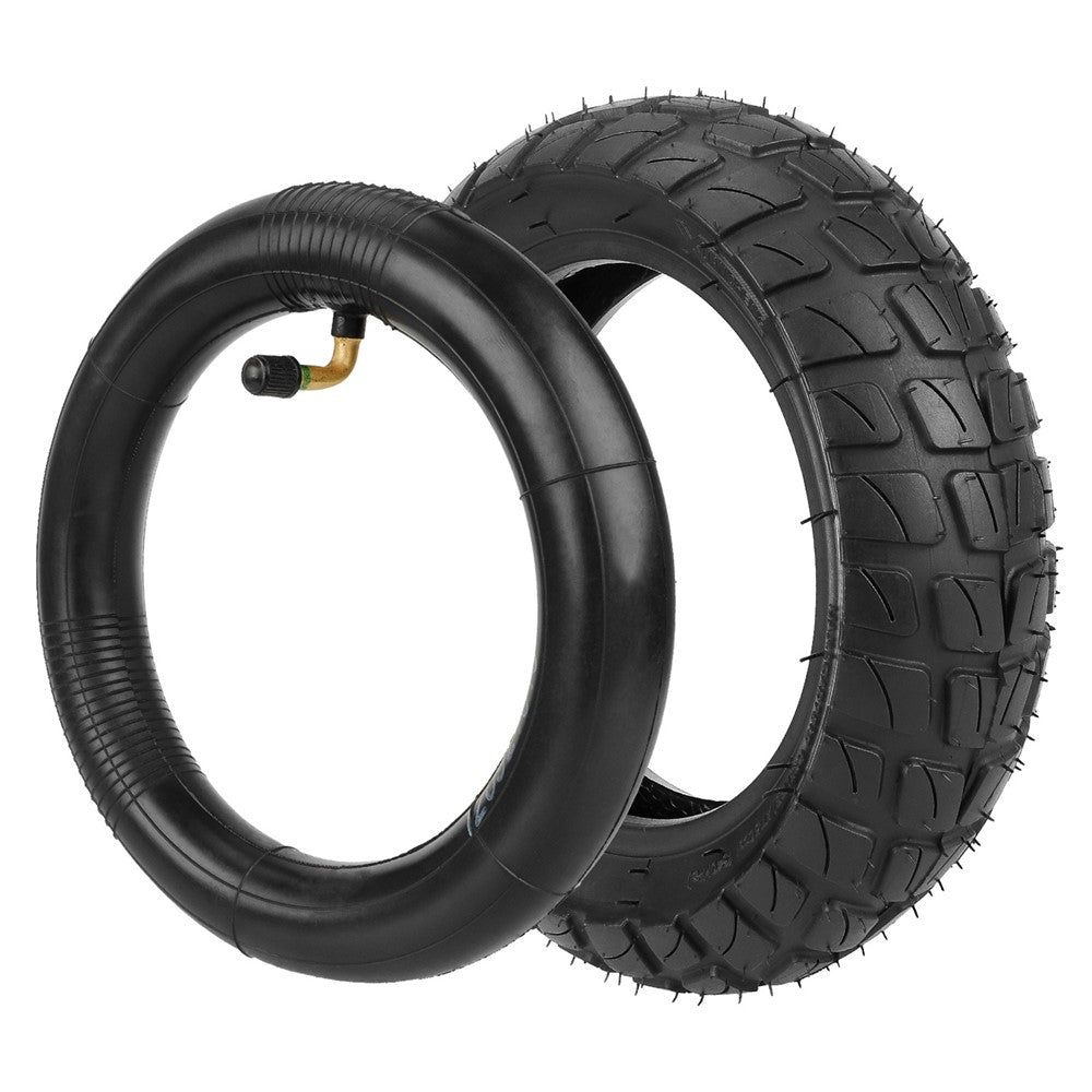 For VSETT 9 / 9+ / Zero 9 / Inokim Light 2 Scooters 8.5x3" Rubber Tyre Set with Angled Nozzle 81 / 2x2" Inner Tube