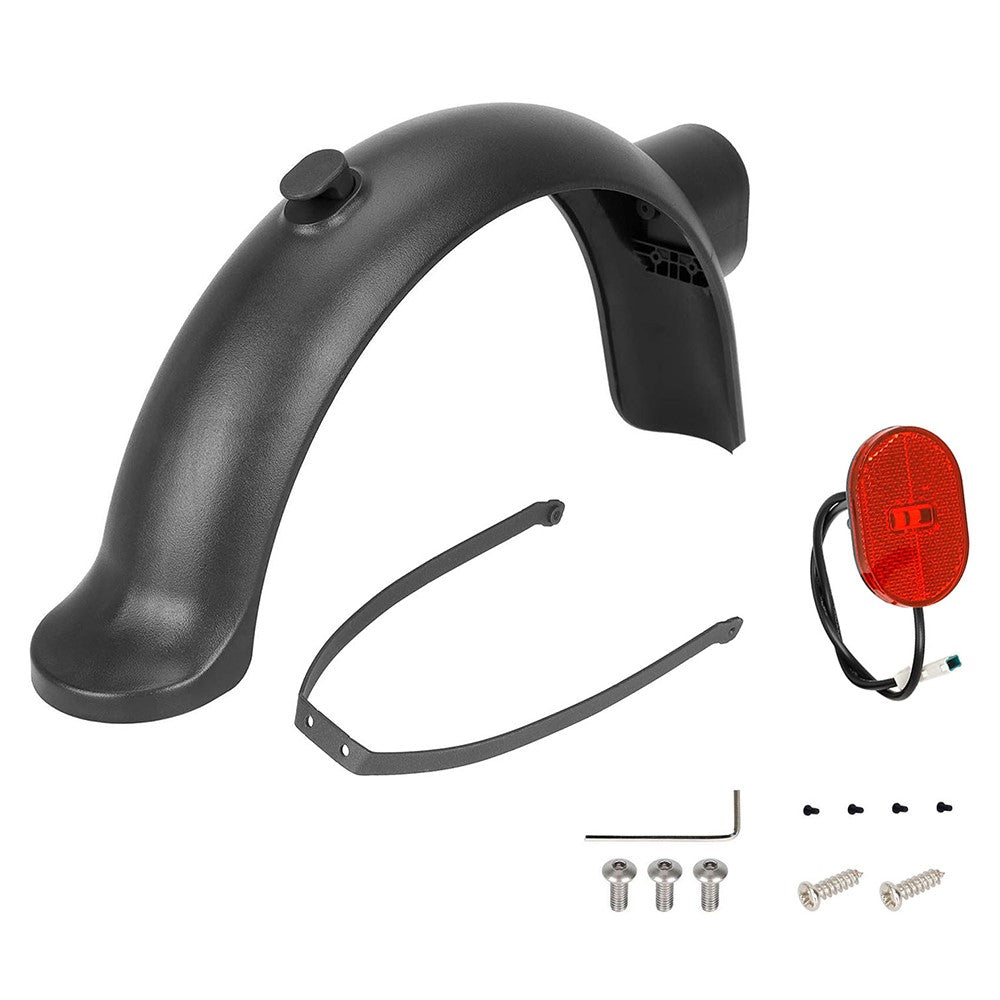 For Xiaomi 4 Pro E-Scooter ABS Rear Wheel Mudguard Tail Light with Installation Accessory