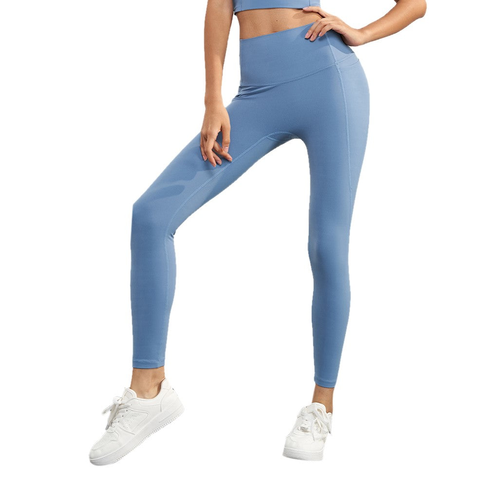 CK1621 Nuls Seamless Gym Leggings with Pockets Women Workout Fitness Jogging Yoga Pants