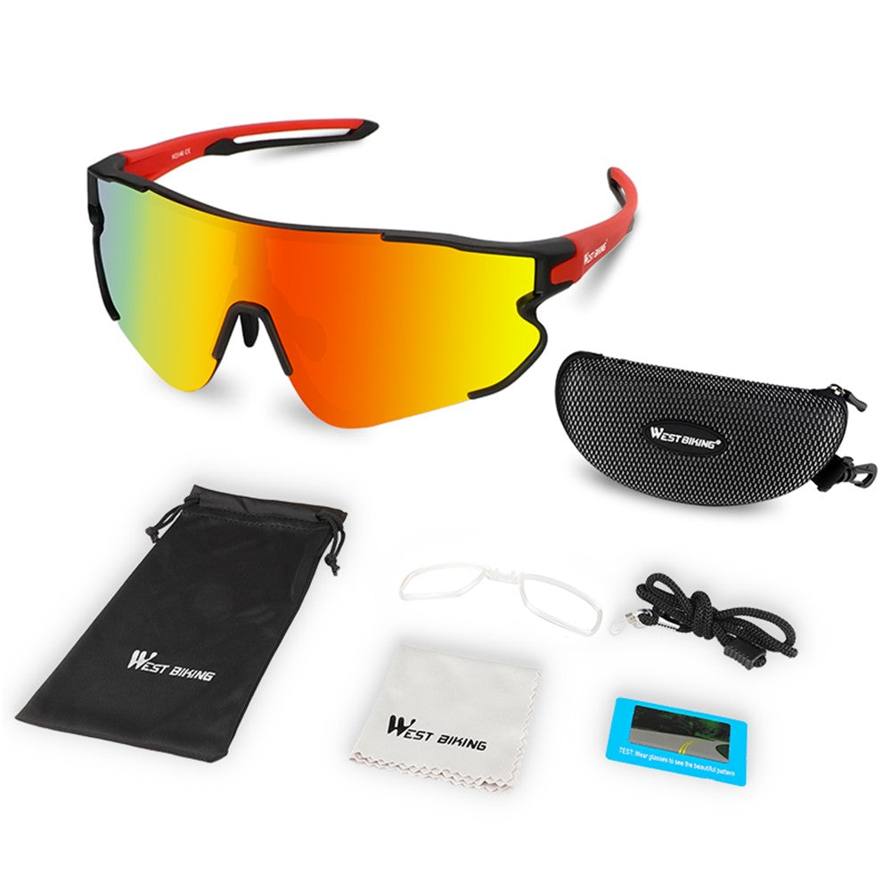 WEST BIKING Outdoor Sports Polarized Sunglasses Running Driving Cycling Sunglasses for Men/Women