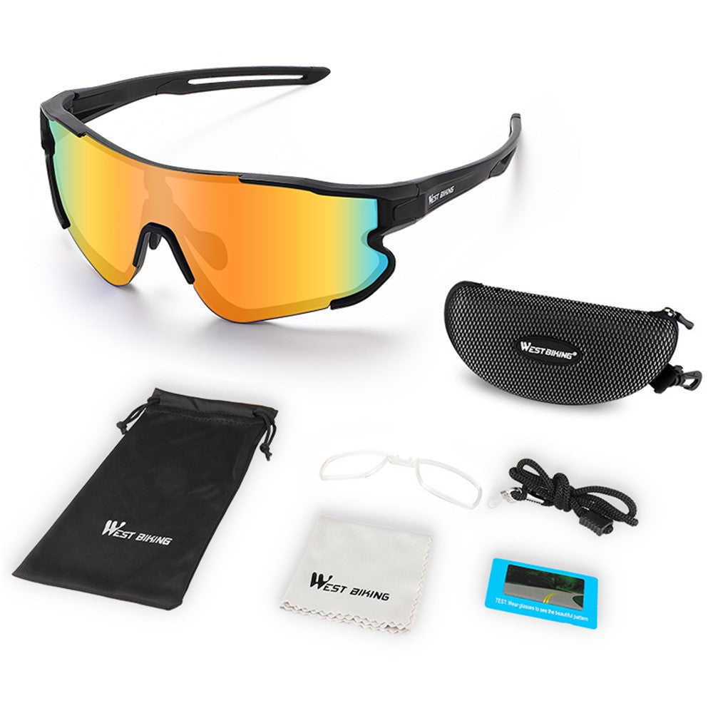 WEST BIKING Outdoor Sports Polarized Sunglasses Running Driving Cycling Sunglasses for Men/Women