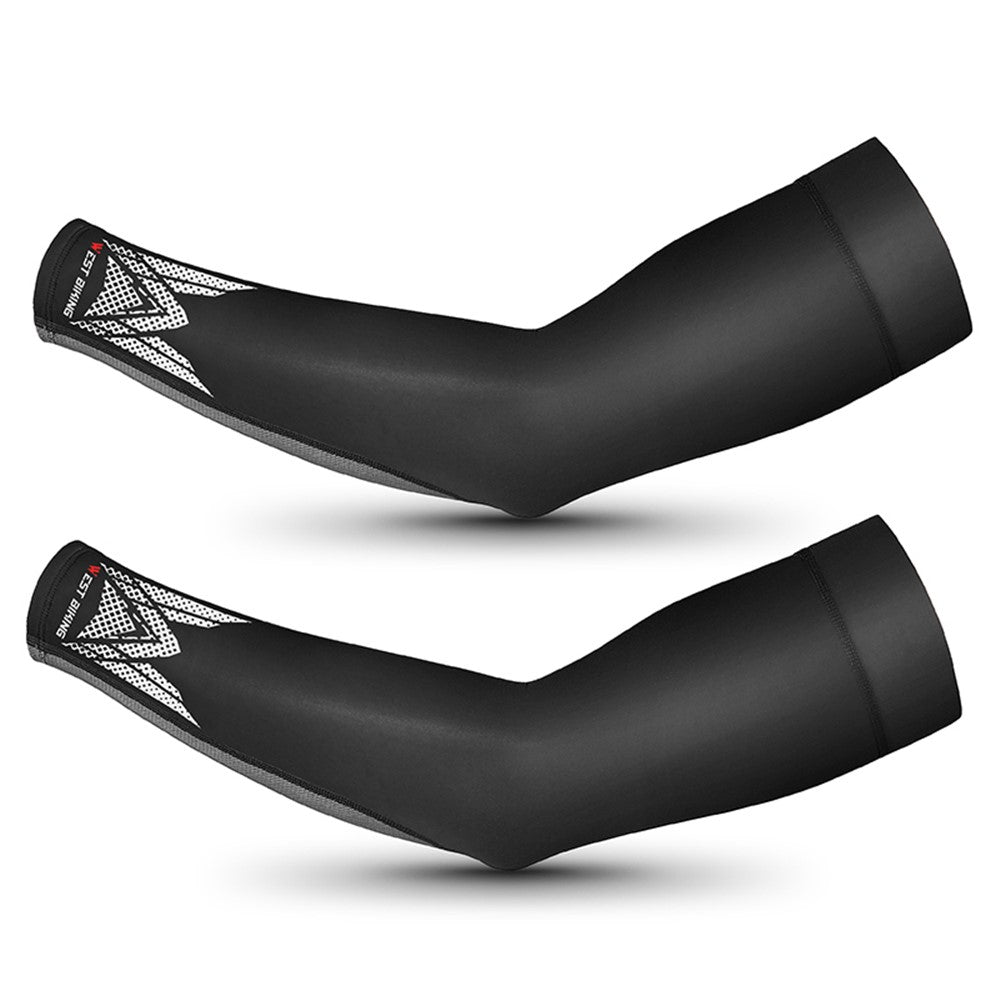 WEST BIKING YP0212125 1 Pair Unisex Ice Silk Cooling Sleeves Summer Sunscreen UV Protection Arm Sleeves