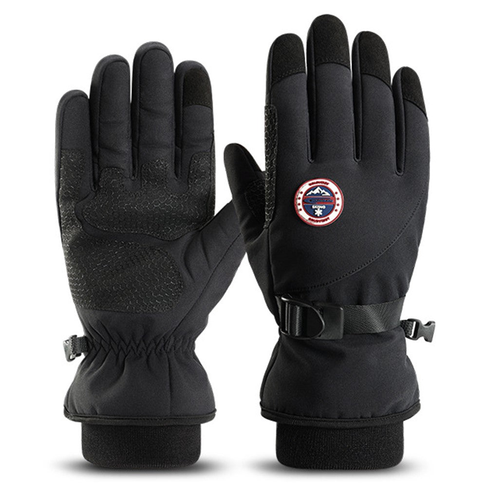 golovejoy handschuhe DB69 Men Windproof Thermal Motorcycle Gloves Touch Screen Winter Riding Mittens Stil:City - Komfort Why Do Semi-Trucks Have Category:E Bike_Axa Juno Lycra material