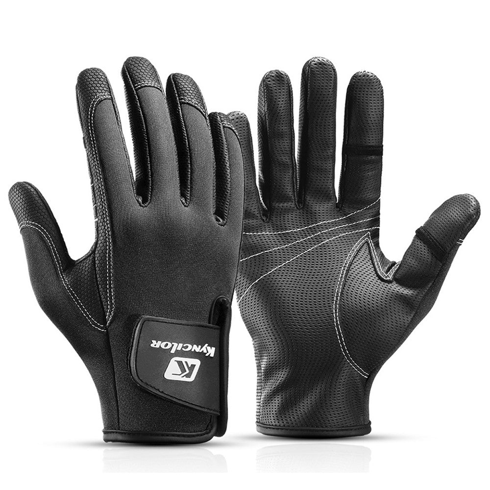 KYNCILOR A0061 Full Finger Gloves Breathable Outdoor Sports Anti-slip Fishing Gloves