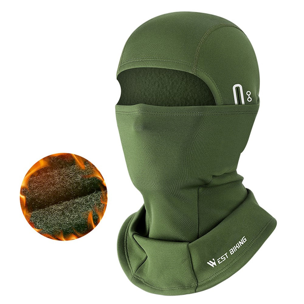 WEST BIKING YP0201343 Windproof Cycling Neck Gaiter Scarf Warm Breathable Neck Head Cover with Glasses Holes